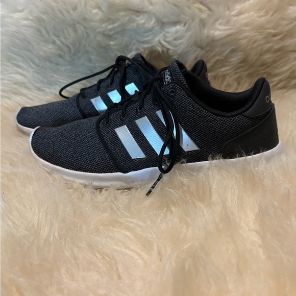 Adidas Gray Cloudfoam QTR Racer TR23 Running Shoes Sneakers - Picture 3 of 7